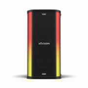 Vista frontal de Parlante LG Xboom Stage 501 - Potencia para tus fiestas y Karaoke con AI STAGE501